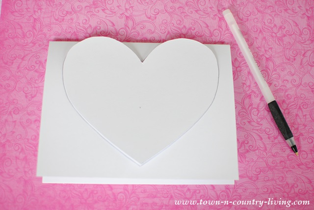 How to Make a Paper Heart Banner - Town & Country Living