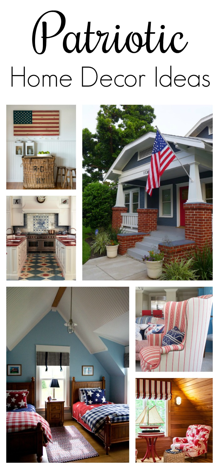 Patriotic Home Decor Ideas Town Country Living for Patriotic Home Decor