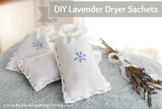 How to Make Lavender Dryer Sachets - Town & Country Living