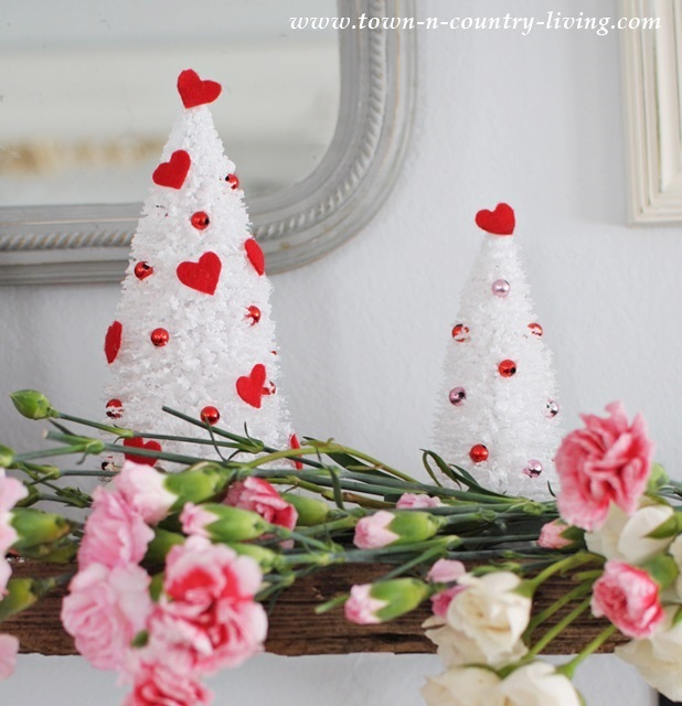 How to Make Valentine Bottle Brush Trees Town & Country