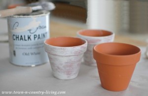 Altered Terra Cotta Pots - Town & Country Living