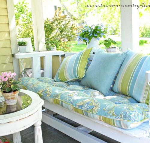 Porch Glider with Loftonaire Cushions from Pier 1