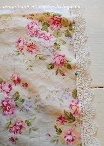 DIY Vintage Style Pillow Cases - Town & Country Living