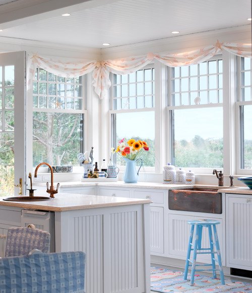 How To Add Coastal Style Your Home, Beach Cottage Curtain Ideas
