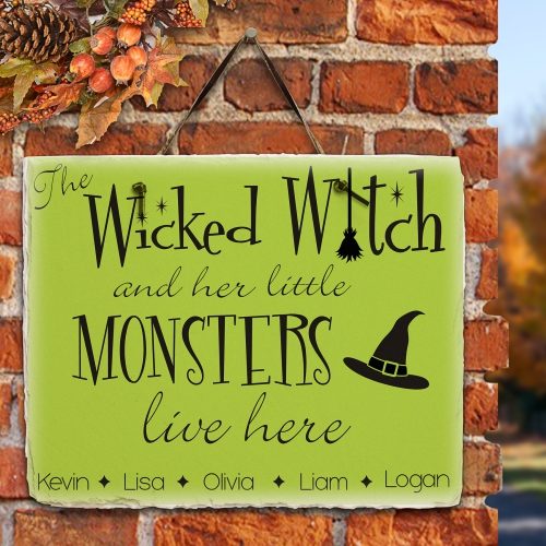 Wicked Witch Halloween Sign