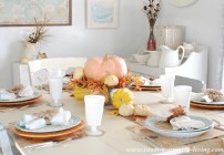 Simple Thanksgiving Table Setting - Town & Country Living