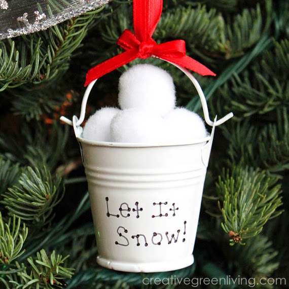 Snowball Christmas Ornament by Creative Green Living