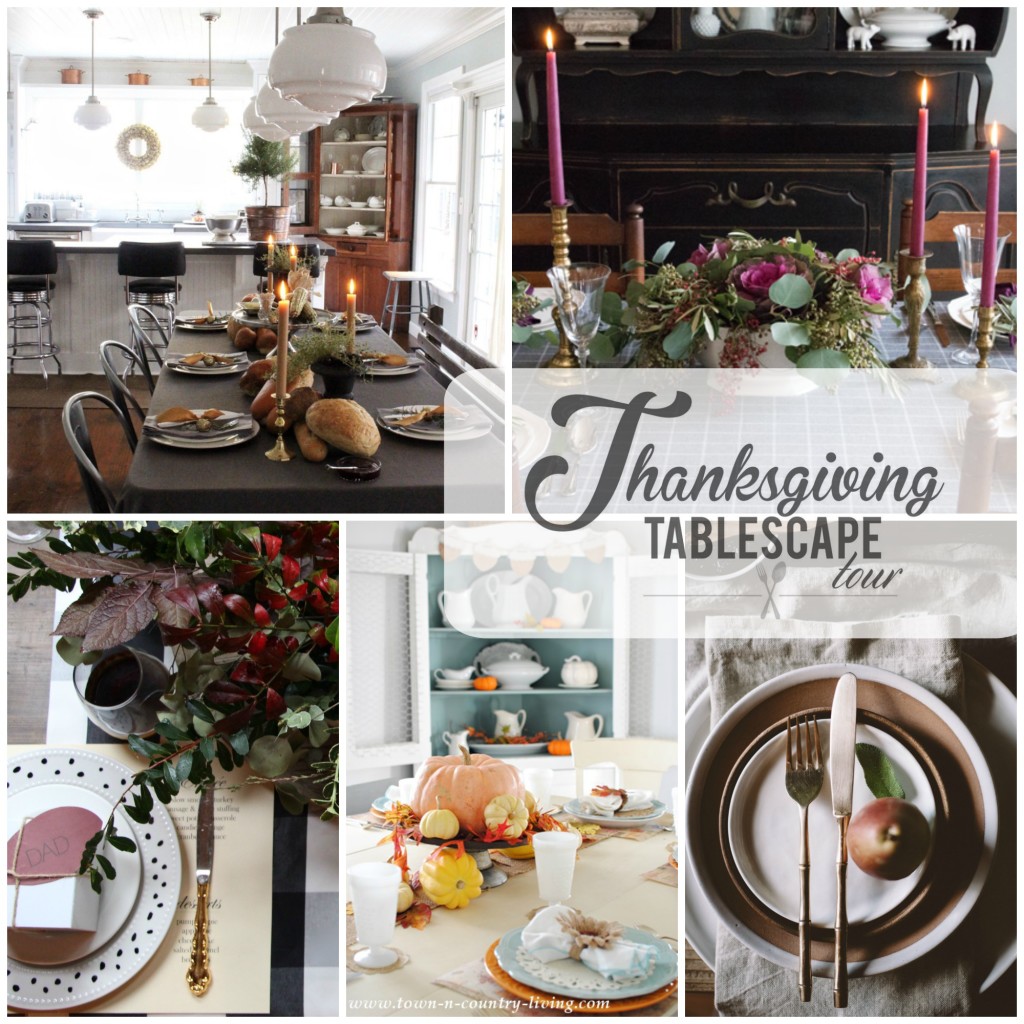 Simple Thanksgiving Table Setting - Town & Country Living