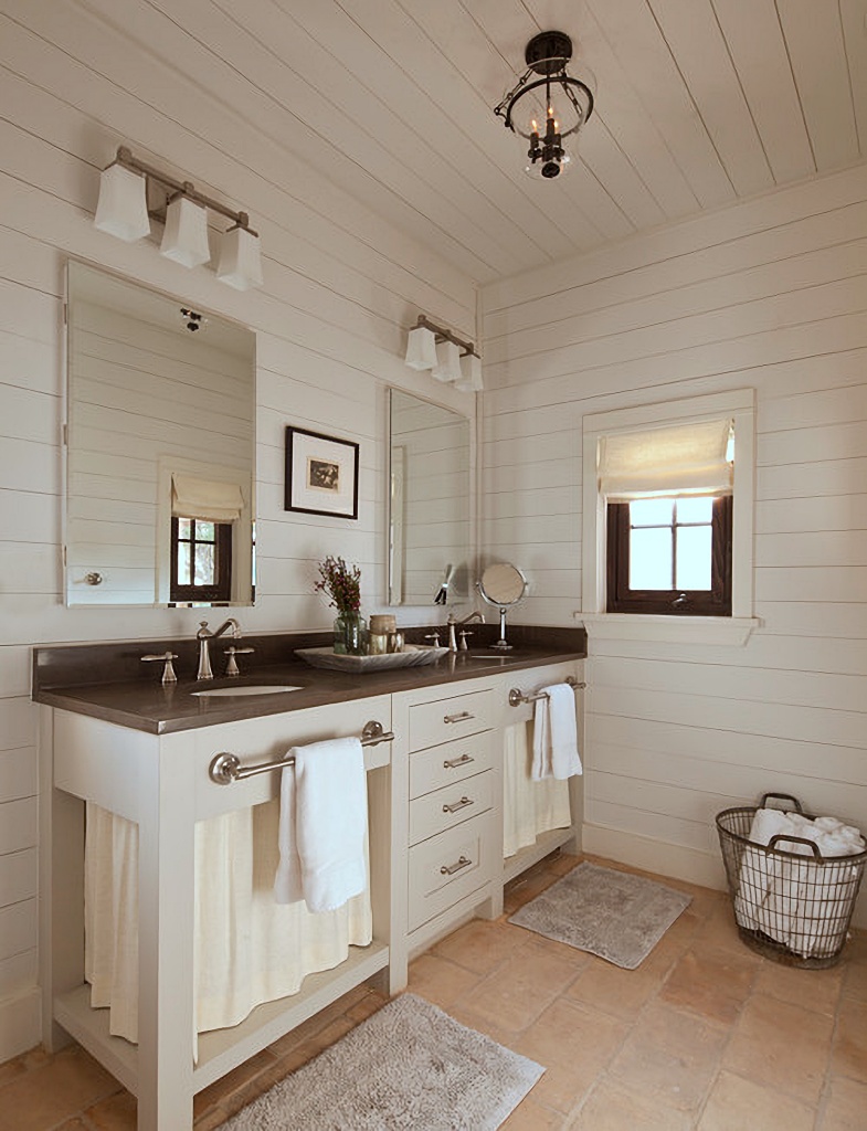 farmhouse bathroom