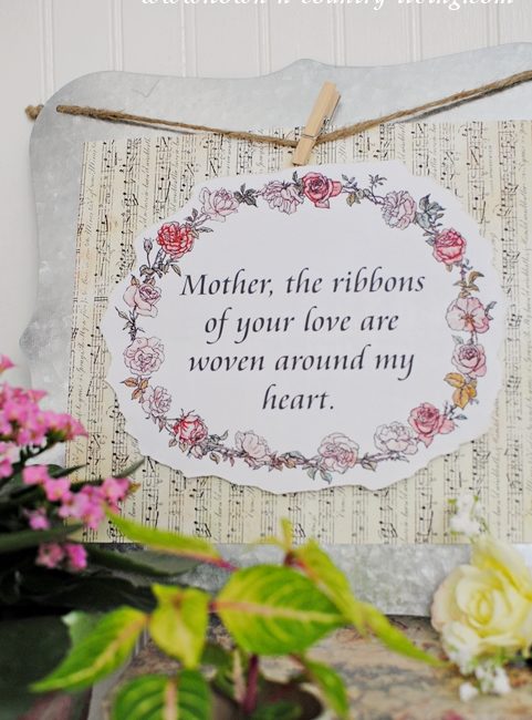 Free Printable. Mother's Day Quote