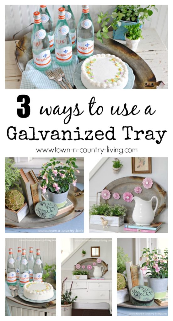 3 Ways to Use a Galvanized Tray