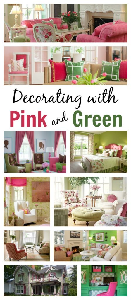 Ideas for Decorating with Pink and Green