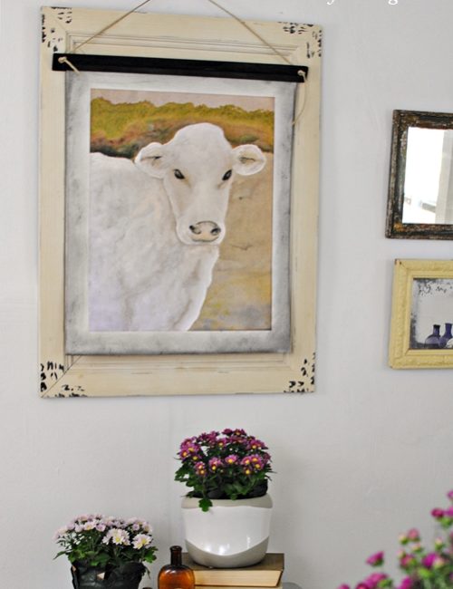 Cow Wall Art for Farmhouse Dining Room