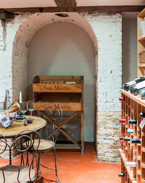 Wine Cellar in Colonial Farmhouse