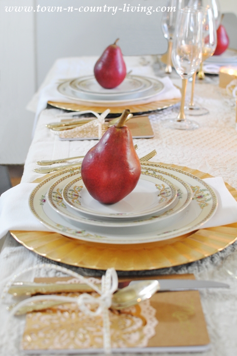 Gilded Tablescape for Holiday Entertaining