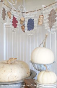 Leaf and Cork Banner: Make Your Own - Town & Country Living