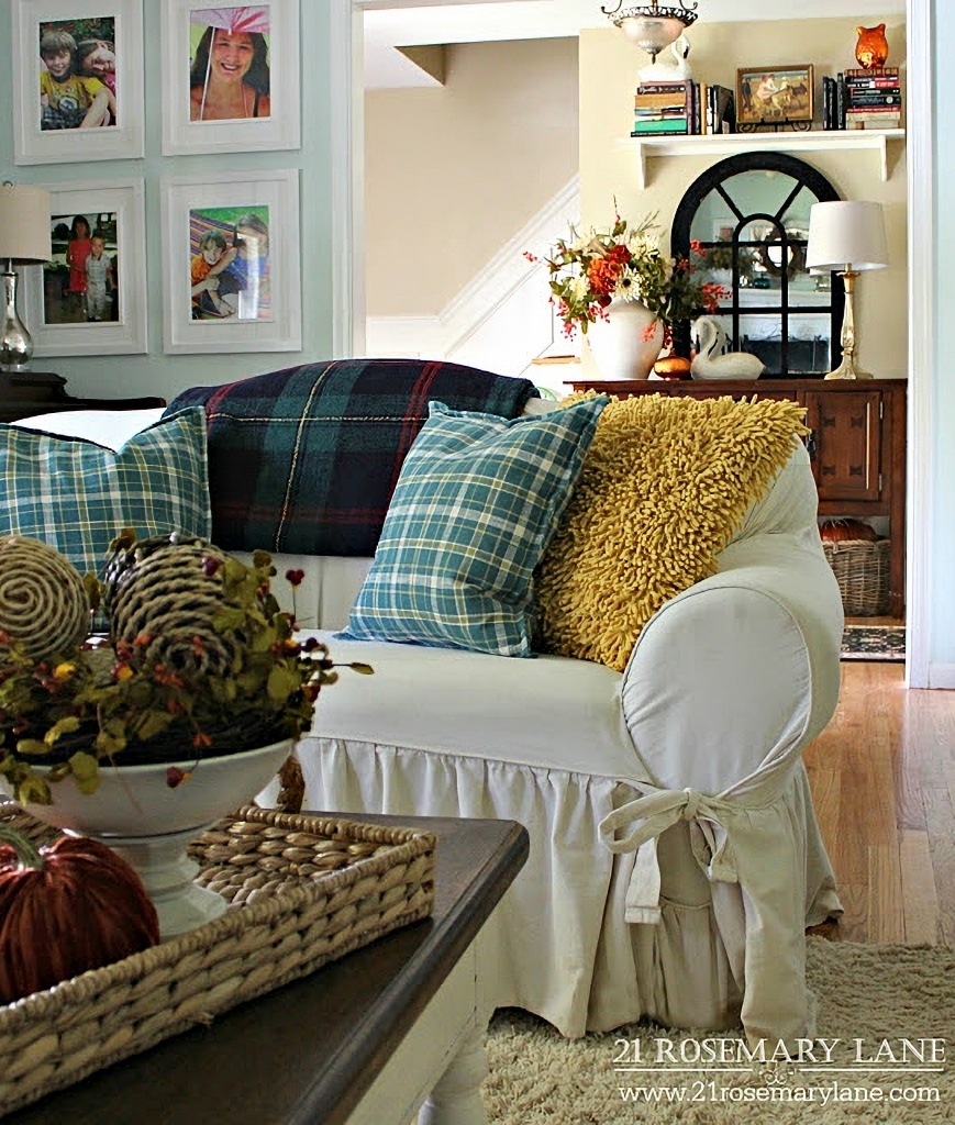 cozy living room in traditional style
