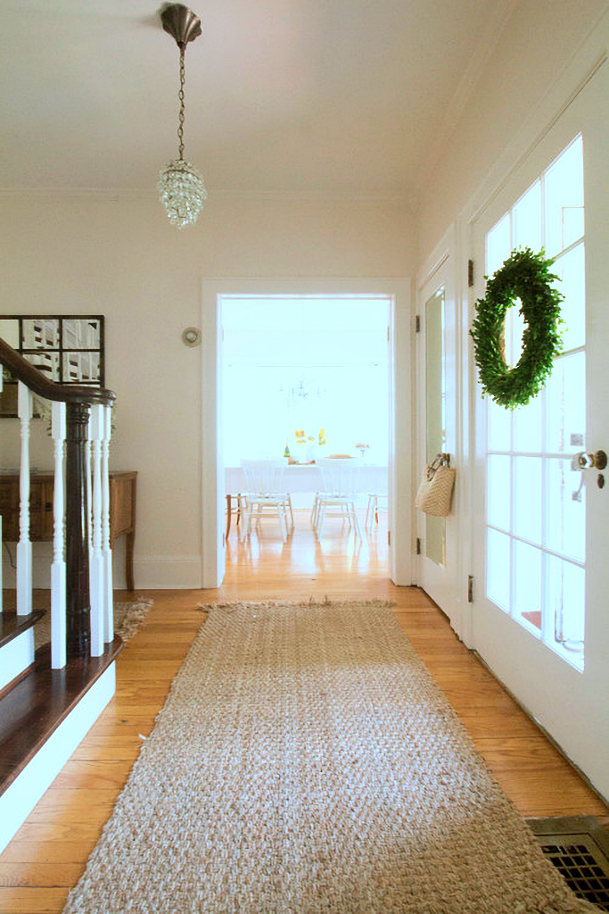 colonial home entryway