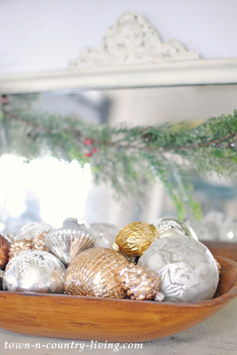 Decorating with Christmas Ornaments