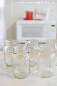 Frosted Mason Jar Votives: Easy DIY Holiday Decor - Town & Country Living