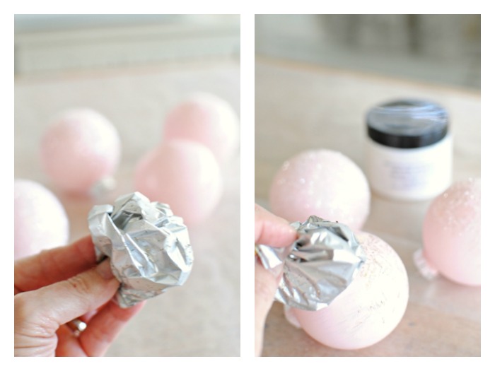 How to Make Pink Champagne Christmas Ornaments
