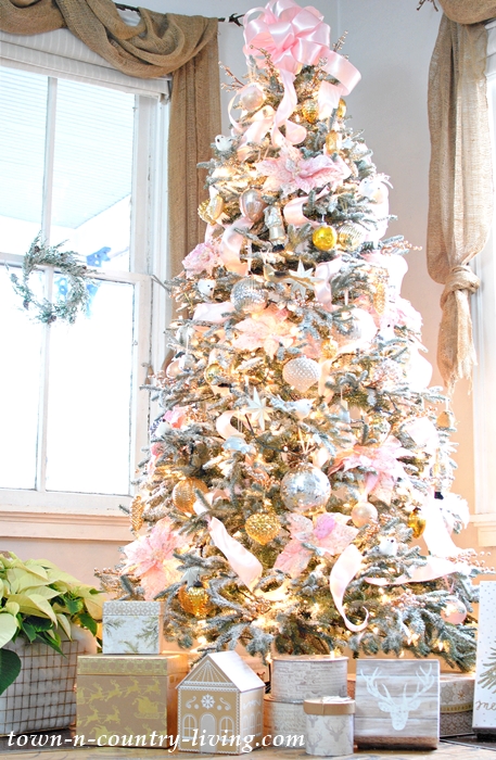 Pink Champagne Christmas Tree