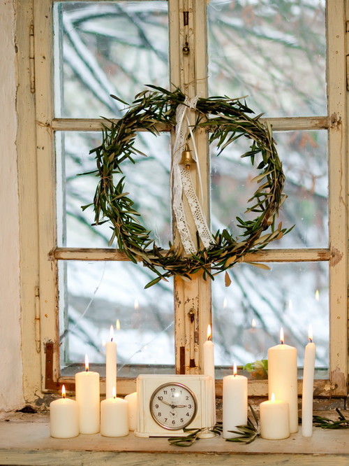Simple Nordic Christmas Wreath