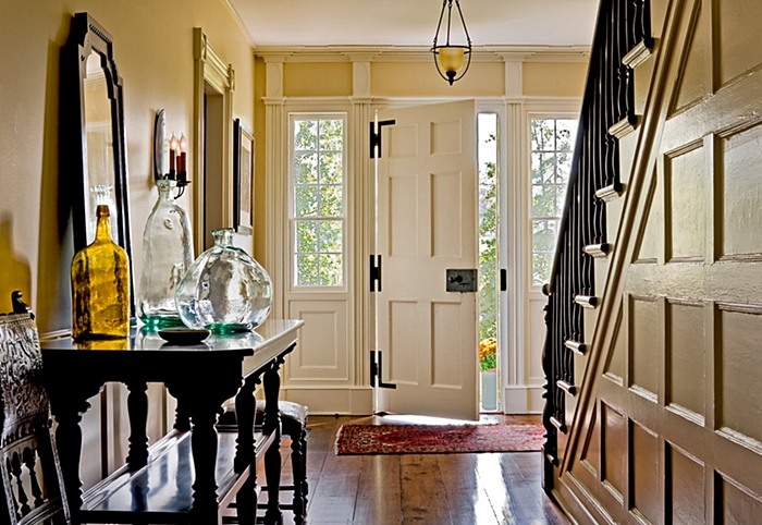 Traditional Entryway in Historic Home