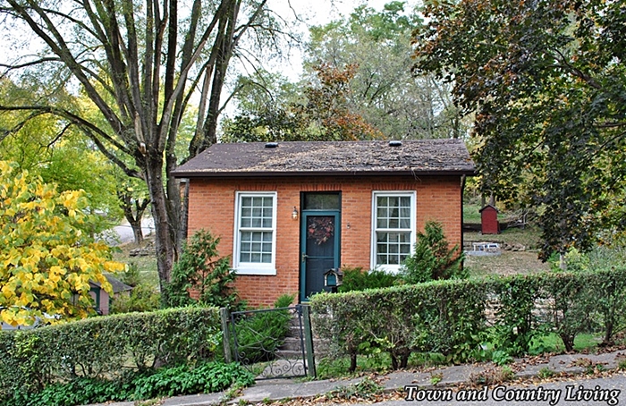 Tiny Red Brick House in Galena, Illinois