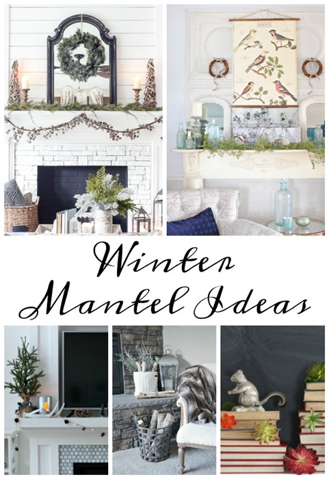 Winter Mantel Ideas