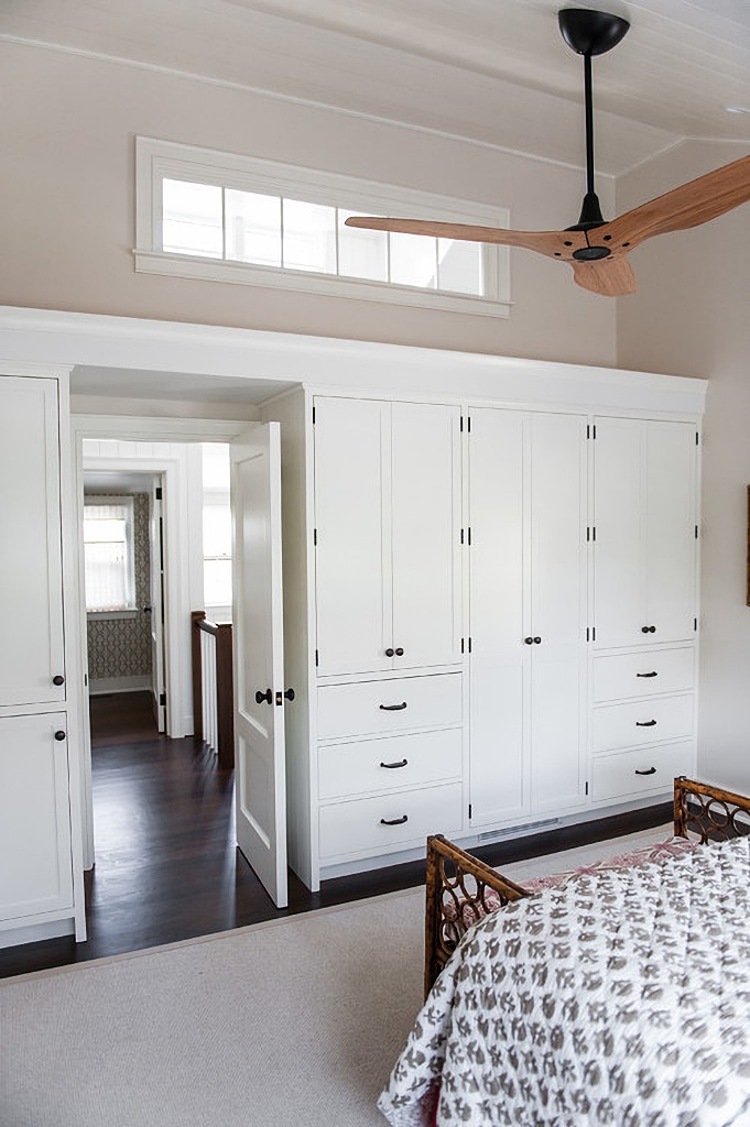 built-in bedroom cabinetry