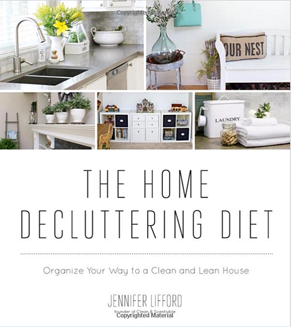 Home Decluttering Diet. book, organizing, cleaning, home organization