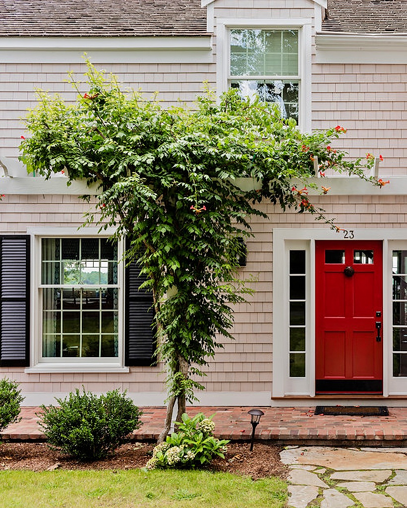 Traditional Cape Cod home exterior