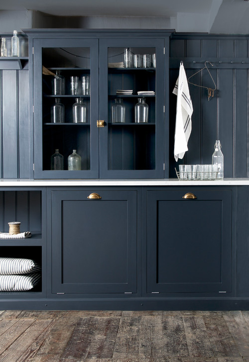 Dark Gray Cabinets