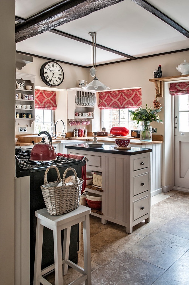 small space kitchen in Sussex, England