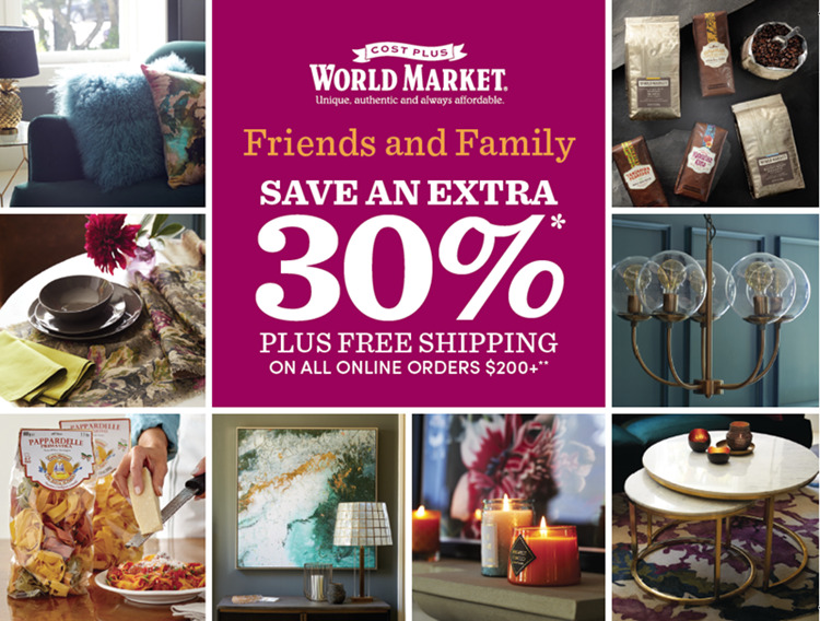 Friends and Family Sale