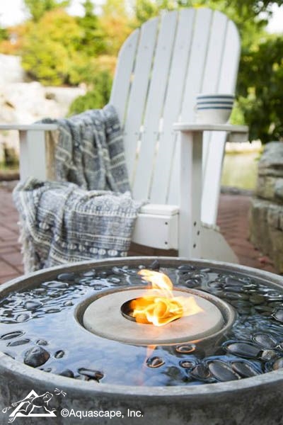 Aquascape Fire Fountain for Outdoor Living