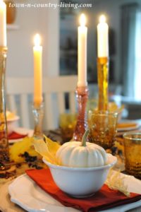Golden Autumn Days Table Setting - Town & Country Living
