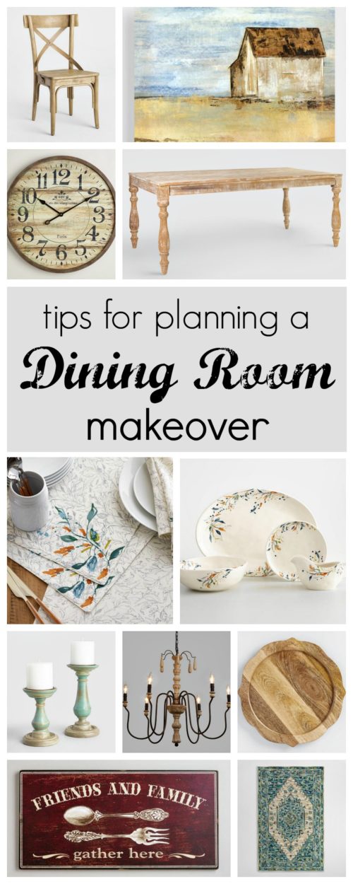 Tips for planning a dining room makeover