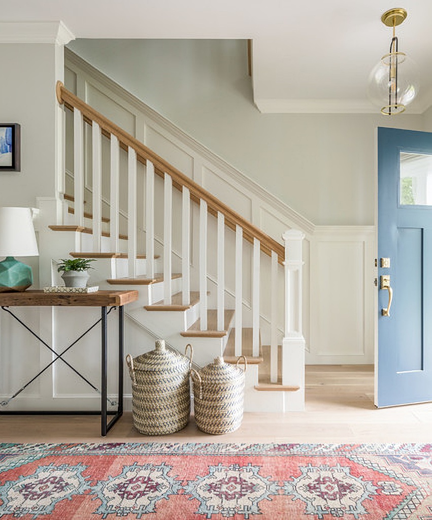 modern country entryway