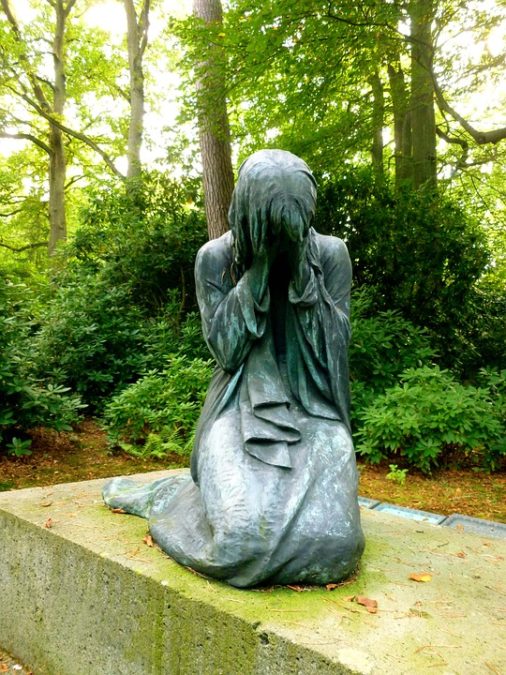 Crying Statue