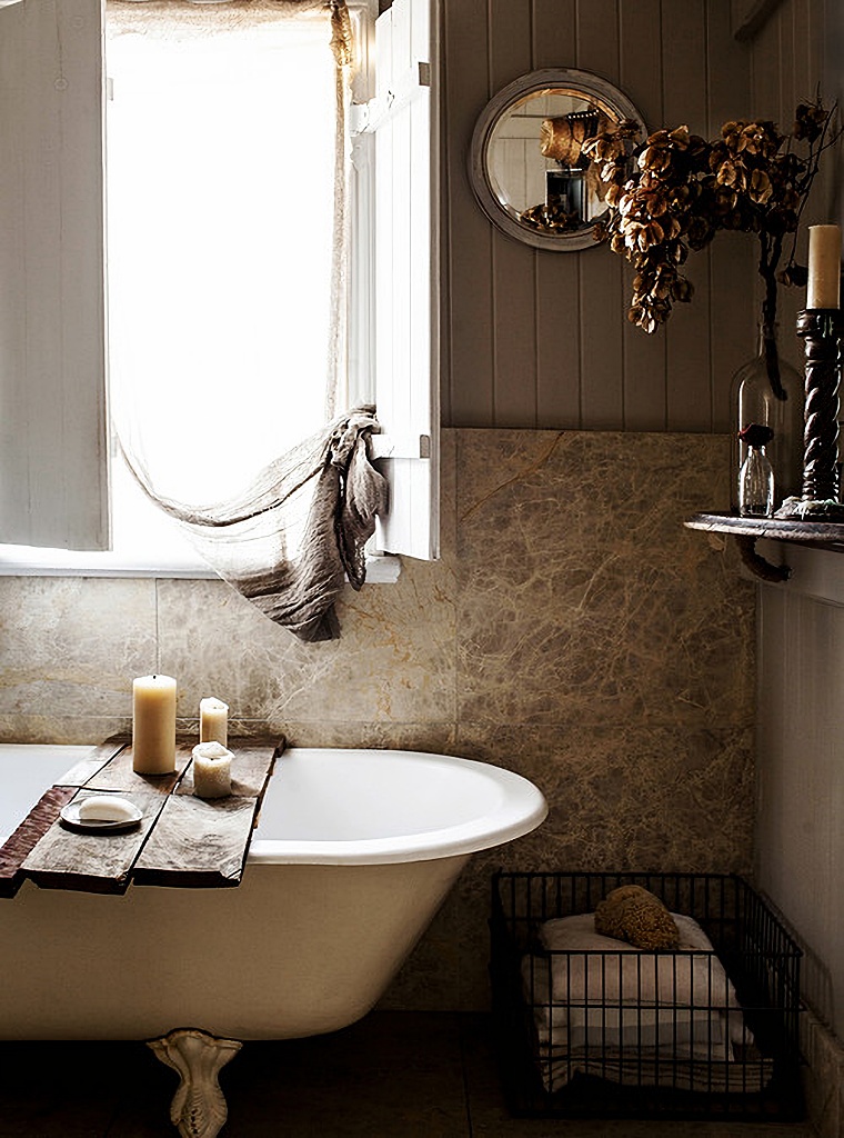 French country bathroom