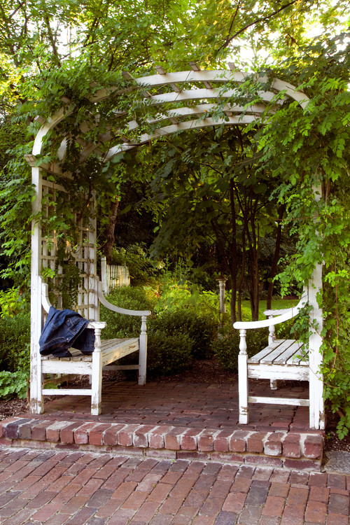 Arched Garden Bench