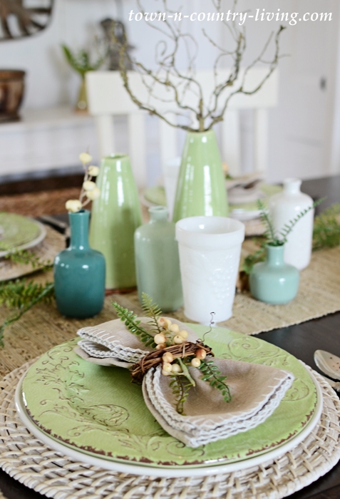 Country Style Summer Table Setting