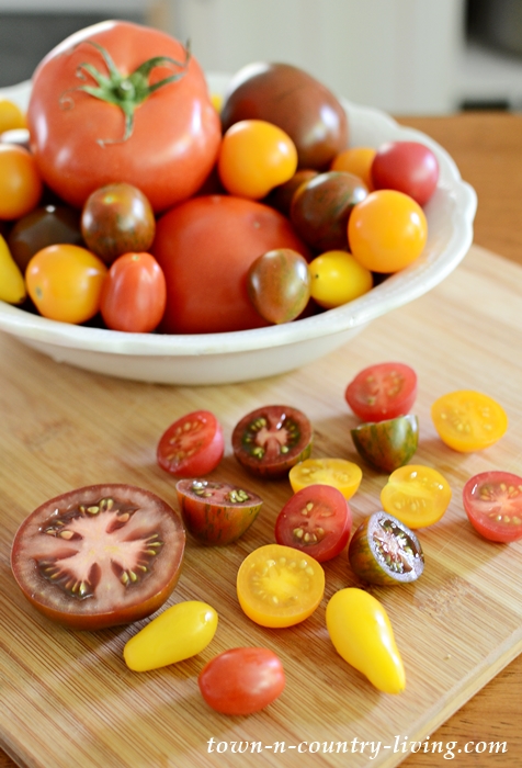 Heirloom Tomatoes for Cold Sauce Recipe