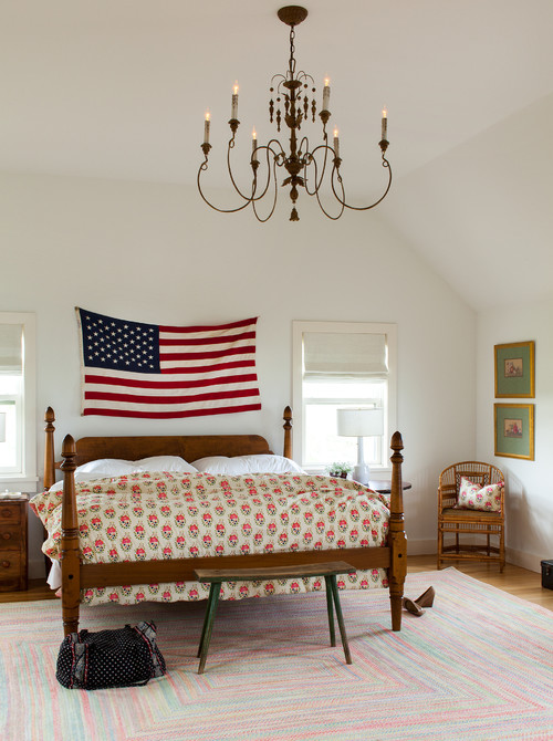Red White and Blue Martha Stewart Bedroom