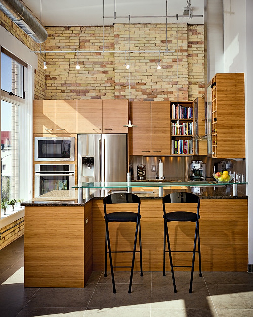 industrial style kitchen