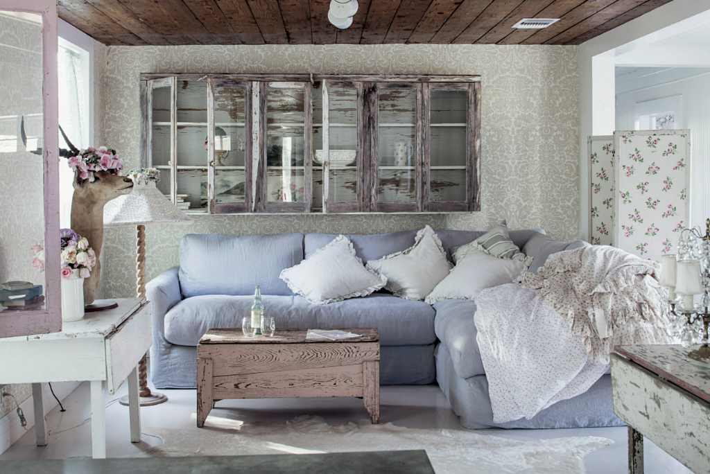 14 Shabby Chic Living Room Ideas to Enhance Romance - Town & Country Living