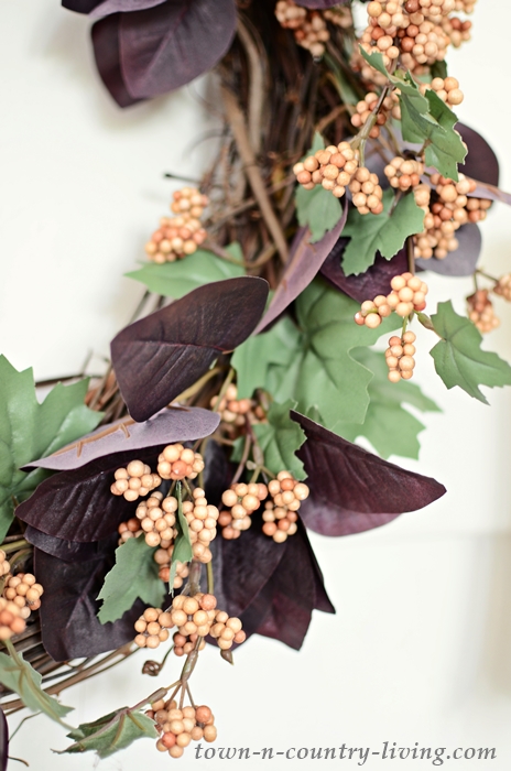 How to Make a Fall Berries Grapevine Wreath