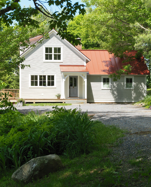 New Vermont Farmhouse on Old Foundation